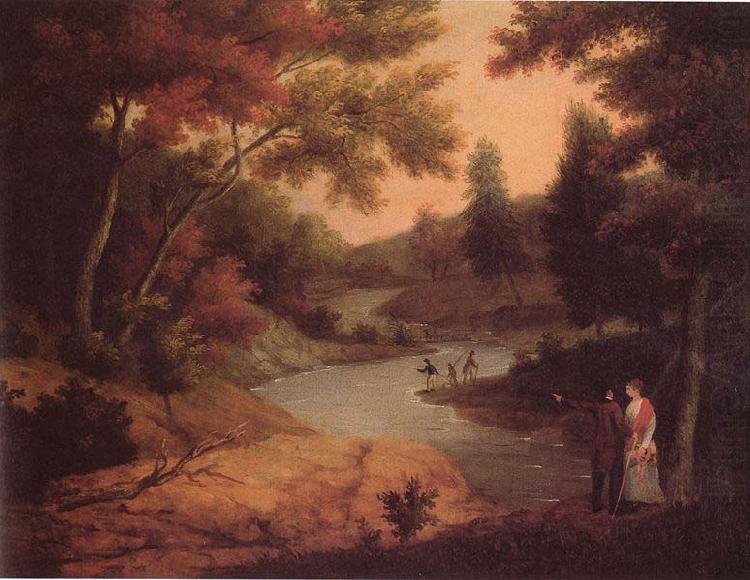 James Peale View on the Wissahickon oil painting picture